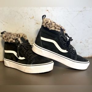 Furry Vans High Tops